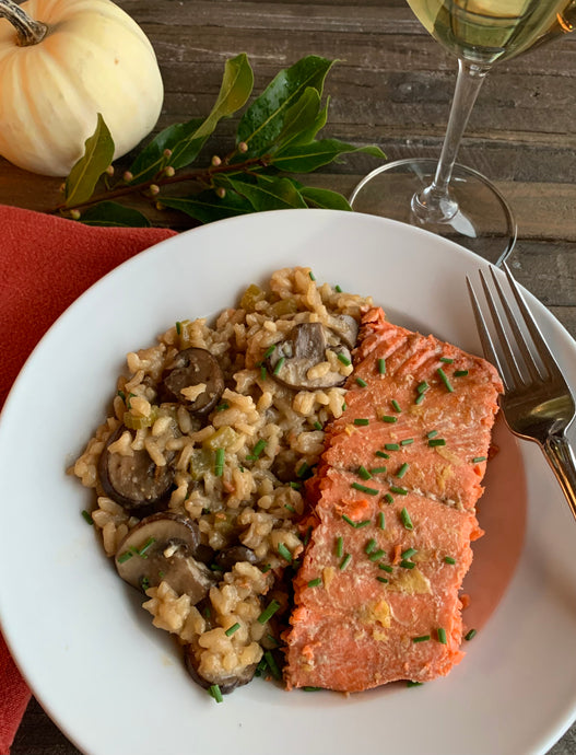 Miso Risotto with Sockeye